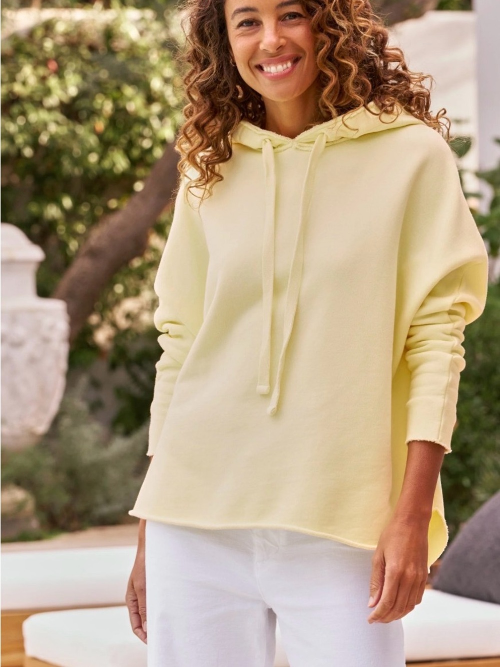 🆕Frank & Eileen Kane Capelet Hoodie in Primrose Yellow